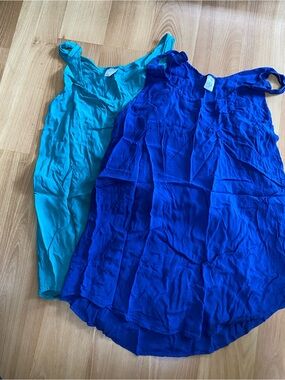 bp Layered Sleeveless Camisole in Teal & Royal Blue